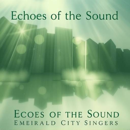 Album cover design for 'Echoes of the Sound' by The Emerald City Singers